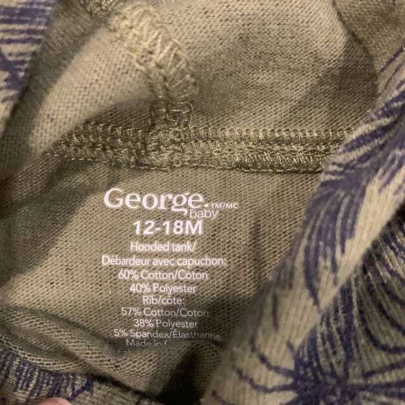 4 Pack Bundle Tank Tops in Army Green/Yellow/Gray/Light Blue sizes 12-18M - Picture 7 of 14